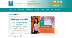 Desktop Screenshot of freelance-austin.org